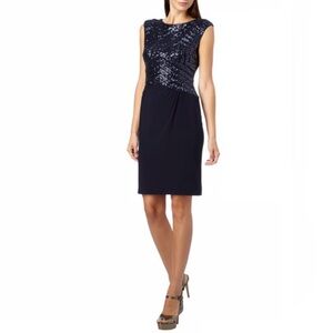 Lauren Ralph Lauren Navy Sequin Cocktail dress